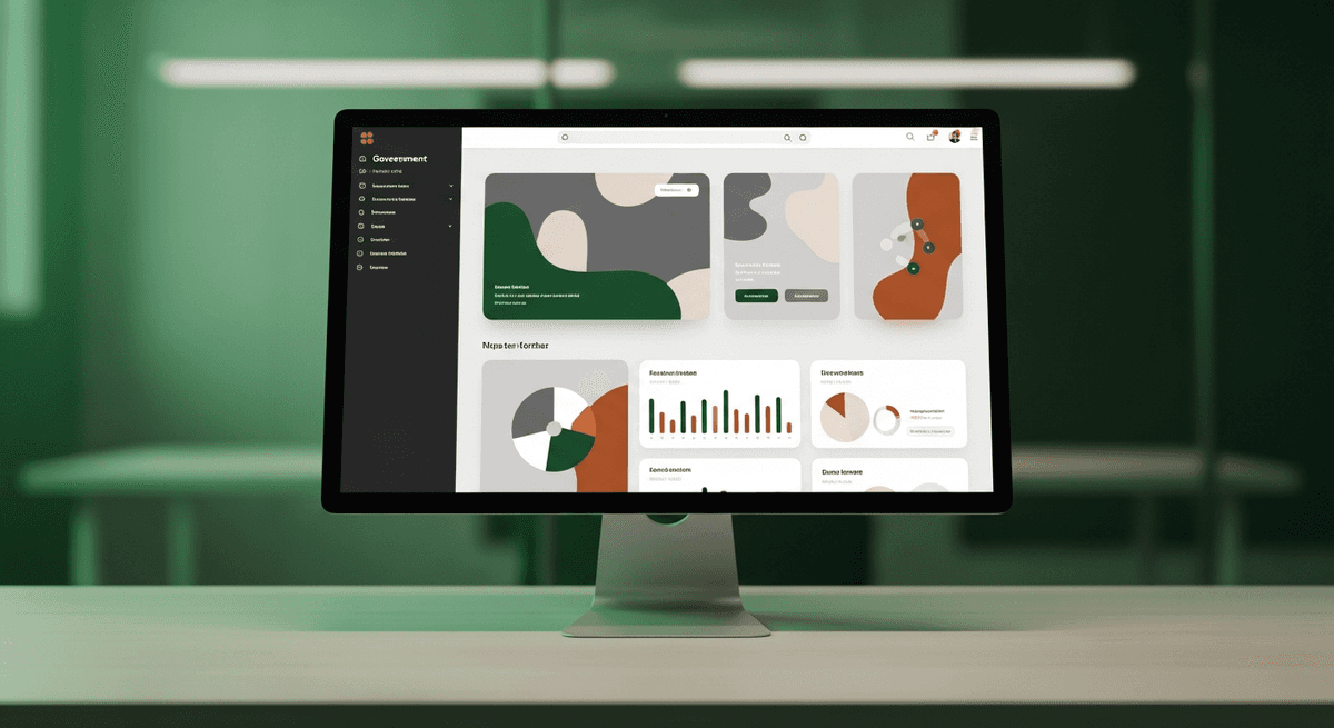 Abstract illustration representing CARM digital transformation in customs
