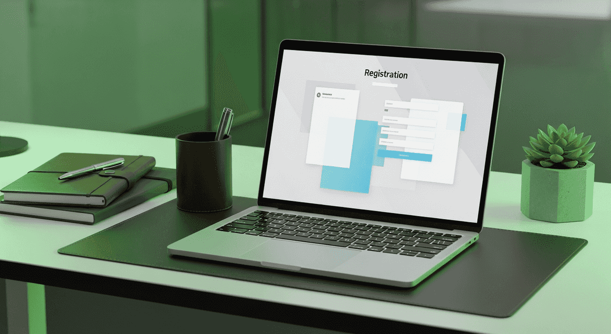 Abstract illustration of CARM registration guide