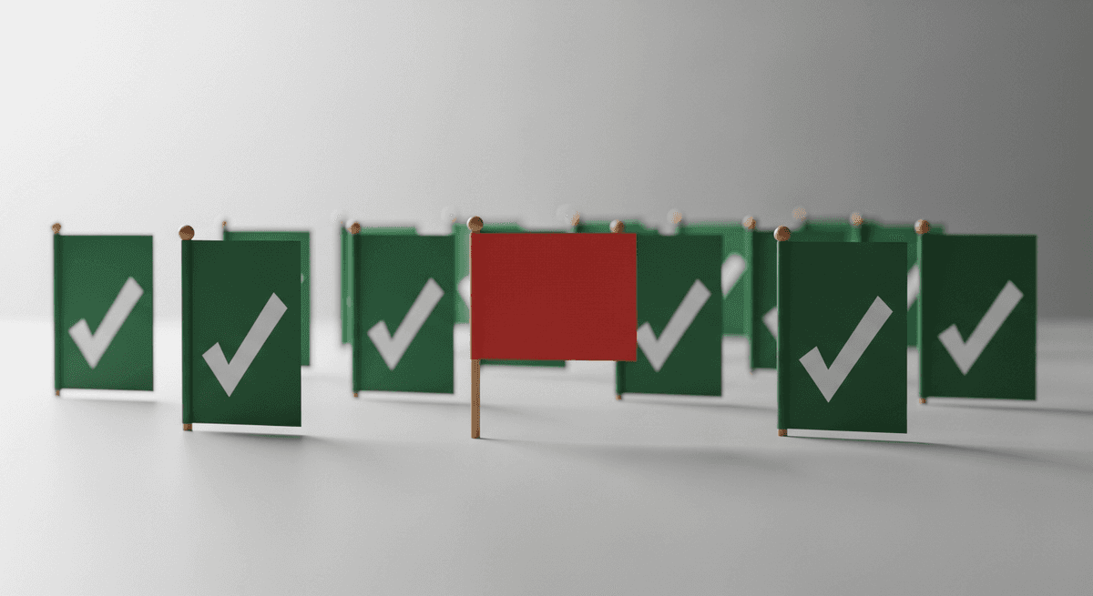 Abstract illustration of customs clearance mistakes