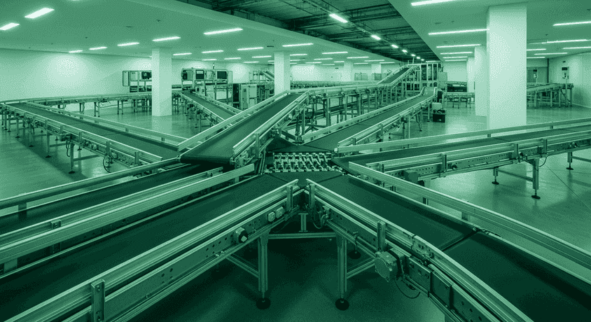 Abstract illustration of streamlined customs clearance