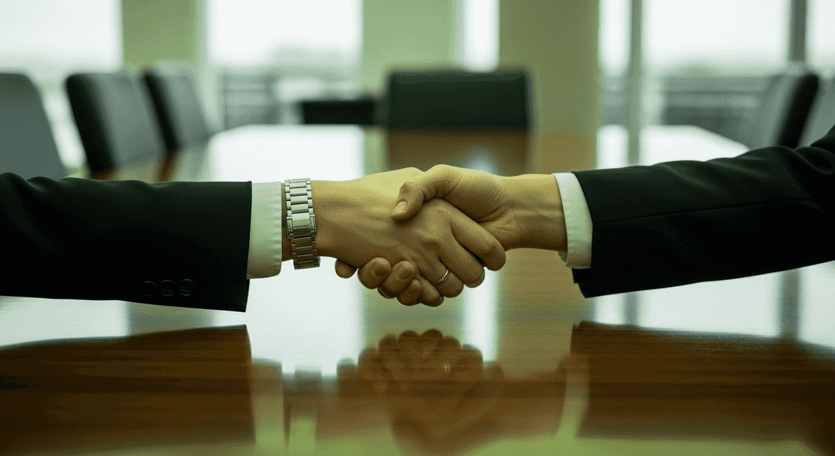 Abstract illustration of customs broker partnership transition