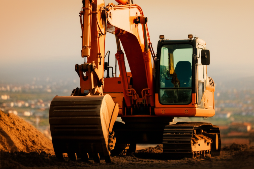 Blog featured image: image of a excavator